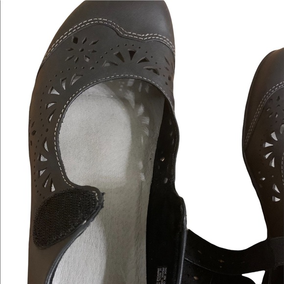 Womens Earth black, leather Alder Adel Mary Janes sz 9 - Picture 5 of 9